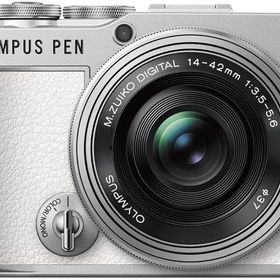12/4 20時〜ポイント5倍残り在庫1台 オリンパス OLYMPUS PEN E-P7 14-42mm EZ レンズキット ミラーレスカメラ ホワイト＋交換レンズ M.ZUIKO DIGITAL ED 14-42mm F3.5-5.6 EZ