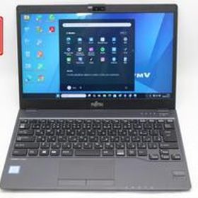 中古 フルHD 13.3型 Fujitsu LIFEBOOK U938s Windows11 第8世代 i5-8350u 8GB 128GB-SSD カメラ 無線 Office付き 中古パソコン 管:1456s
