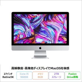 Apple iMac (Retina 5K 27-inch 2019) 一体型 デスクトップ A2115 MacOS Intel Core i5-9600K メモリ8GB 2TBFusionDrive 27インチ リファビッシュCランク