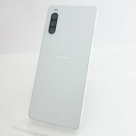 【SIMフリー】Xperia 10 III SOG04 ホワイト au版 利用制限○