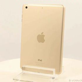 【中古】Apple(アップル) iPad mini 3 128GB ゴールド MGYK2J／A Wi-Fi 【349-ud】