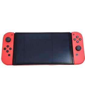 ニンテンドースイッチ(Nintendo Switch)のNintendo 任天堂 Nintendo Switch 有機ELモデル HEG-S-RAAAA ゲーム機本体 マリオレッド 動作確認済 【中古】 22509K351(家庭用ゲーム機本体)