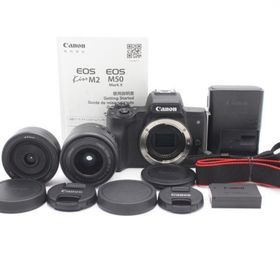 キヤノン(Canon)のショット数1000枚以下！CANON EOS Kiss M2 ダブルレンズキット(ミラーレス一眼)