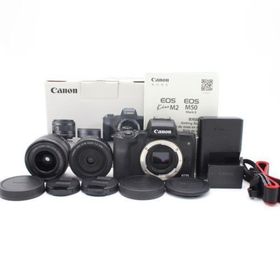 キヤノン(Canon)のショット数17000以下！CANON EOS Kiss M2 ダブルレンズキット(ミラーレス一眼)
