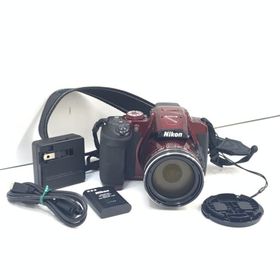 【中古】Nikon COOLPIX B700 ﾚｯﾄﾞ ※本体+バッテリー+充電器 コンパクトデジタルカメラ クールピクス デジカメ[92][240092316941](その他)