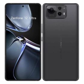 【中古】【安心保証】 Zenfone 12 Ultra[512GB] SIMフリー エボニーブラック