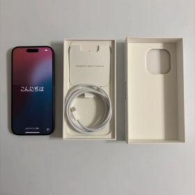 Apple iPhone 15 Pro ブラックチタニウム 128GB