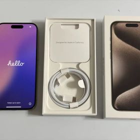 Apple iPhone 15 Pro ナチュラルチタニウム 128GB