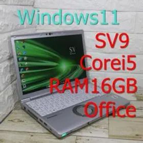 レッツノート cf-sv9 Office メモリ16GB SSD256GB