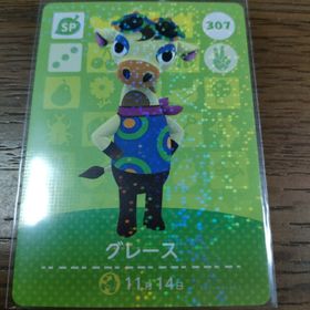 ニンテンドウ(任天堂)のあつまれどうぶつの森 amiiboカード グレース(その他)