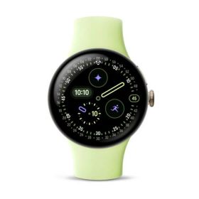 【新品未開封】 Google Pixel Watch 4 41mm GA06002-US [Champagne Gold／Lemongrass] 0840353931466