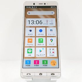 シンプルスマホ5 A001SH SoftBank シャンパンゴールド c12936