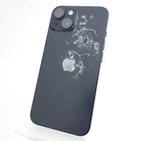【ジャンク】iPhone14 128GB ミッドナイト 電池98％ 背面割れ