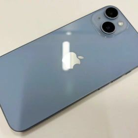 セイモバイル★【中古Bランク】SIMフリー iPhone 14 128GB ブルー 3L237J/A