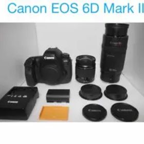 一眼レフ Canon EOS 6D Mark II標準&望遠ダブルレンズセット
