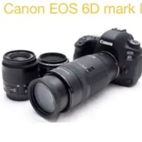 一眼レフカメラCanon EOS 6D mark II標準&望遠&単焦点セット