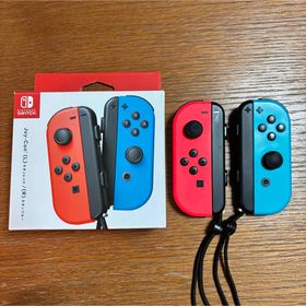 ニンテンドースイッチ(Nintendo Switch)のJOY-CON (L)/(R) ジョイコン ネオンレッド ネオンブルー 純正(家庭用ゲーム機本体)