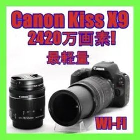 極上！高画質＆軽量Canon Kiss X9＋18-55＆90-300mm初心者