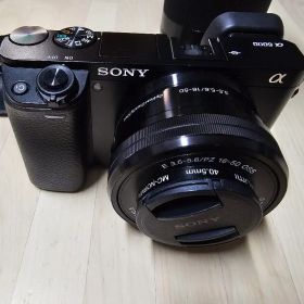 SONY α6000 ミラーレス一眼 ブラック SEL55210付き