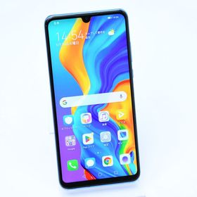 【液晶美品】SIMフリー HUAWEI P30 lite ピーコックブルー