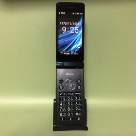 【Simフリー】AQUOS ケータイ SH-02L ブラック【純正ACアダプター付き】
