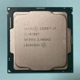 【動作確認済】Intel CPU Core i7 8700T（低電力モデル！）