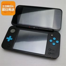 美品 NEWニンテンドー2DS LL ブラック×ターコイズ 即日発送 2DS NINTENDO 本体 あすつく 土日祝発送OK