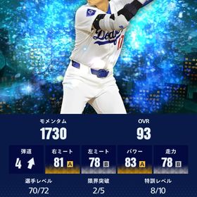 引退 | メジャスピ(MLBプロスピリット)のアカウントデータ、RMTの販売・買取一覧