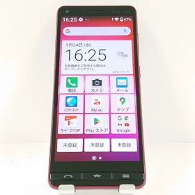 BASIO4 KYV47 au ワインレッド 送料無料 本体 c14712