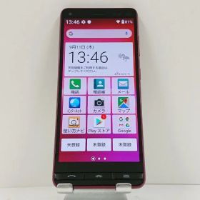 BASIO4 KYV47-u UQ ワインレッド 送料無料 本体 c14415