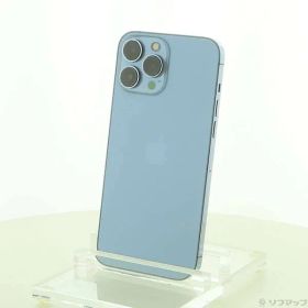 〔中古品〕 iPhone13 Pro Max 256GB シエラブルー MLJD3J／A SIMフリー 〔ネットワーク利用制限▲〕【258】