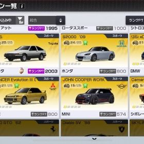 【引退垢】破格 完凸3台 車＆キャラ豊富 | レーシングマスター(レーマス)のアカウントデータ、RMTの販売・買取一覧