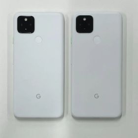 「中古品・2台セット」Google Pixel 4a 5G 128GB ホワイト 下取り用 ジャンク品 【管理番号：2024112893】