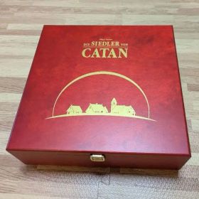 カタンの開拓者たち 15周年記念版 ドイツ語版 木製ボックス 最大6人まで