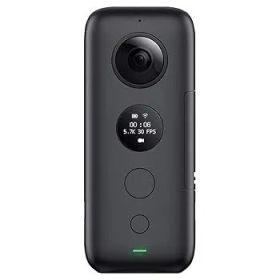 【中古】Insta360 ONE X 360度アクションカメラ、FlowState手ブレ補正搭載(SDカード別売り、V30ビデオスピードクラスmicroSDXCが必要)