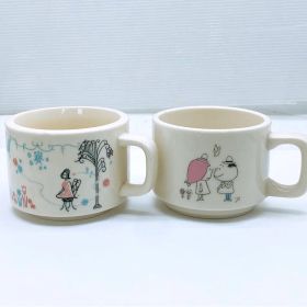 佃公彦先生 昭和レトロ マグカップ 2個 愛陶 AITO ヴィンテージ コップ