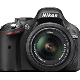 【中古】Nikon デジタル一眼レフカメラ D5200 レンズキット AF-S DX NIKKOR 18-55mm f/3.5-5.6G VR付属 ブラック D5200LKBK