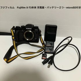 フジフィルム Fujifilm X-T3 本体 充電器・microSD付き