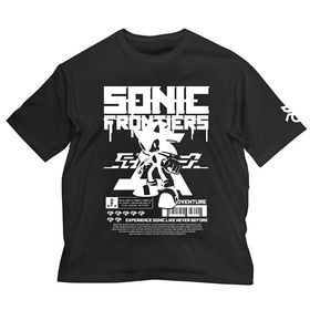ソニックフロンティア ビッグシルエットTシャツ/BLACK-XL