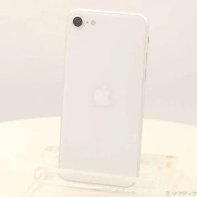 〔中古品〕 iPhone SE 第2世代 128GB ホワイト MXD12J／A SIMフリー【344】