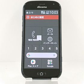 らくらくスマートフォン me F-01L ドコモ ブラック c13954