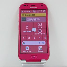 らくらくスマートフォン me F-01L ドコモ ピンク c13950