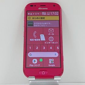 らくらくスマートフォン me F-01L ドコモ ピンク c13946