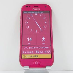 らくらくスマートフォン me F-01L ドコモ ピンク c13944