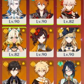 原神 石垢 限定☆5キャラ&限定☆5武器 強キャラ多数