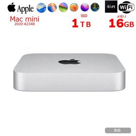 Apple Mac mini MGNT3J/A A2348 M1 2020 小型デスク 選べるOS [Apple M1 8コア メモリ16GB SSD1TB 無線 BT シルバー ]：良品