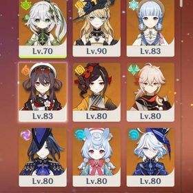 【引退】ナヴィア完凸、クロリンデ完凸＋ゼンゼロ雅完凸、エレン完凸 | 原神のアカウントデータ、RMTの販売・買取一覧