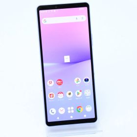【液晶美品＊電池良好】docomo SIMフリー Xperia 10 V SO-52D ラベンダー