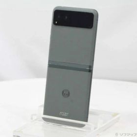 〔中古品〕 motorola razr 40s 256GB セージグリーン A303MO Softbank SIMフリー 〔ネットワーク利用制限▲〕【377】