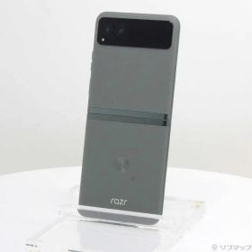 〔中古品〕 motorola razr 40s 256GB セージグリーン A303MO Softbank SIMフリー 〔ネットワーク利用制限▲〕【247】